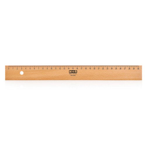 Beechwood Ruler 30cm
