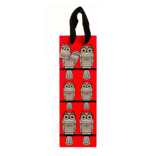 Gift Bag_Bottle Owls