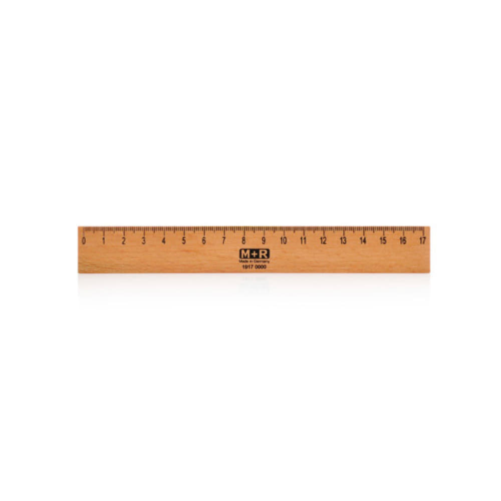 Beechwood Ruler 17cm