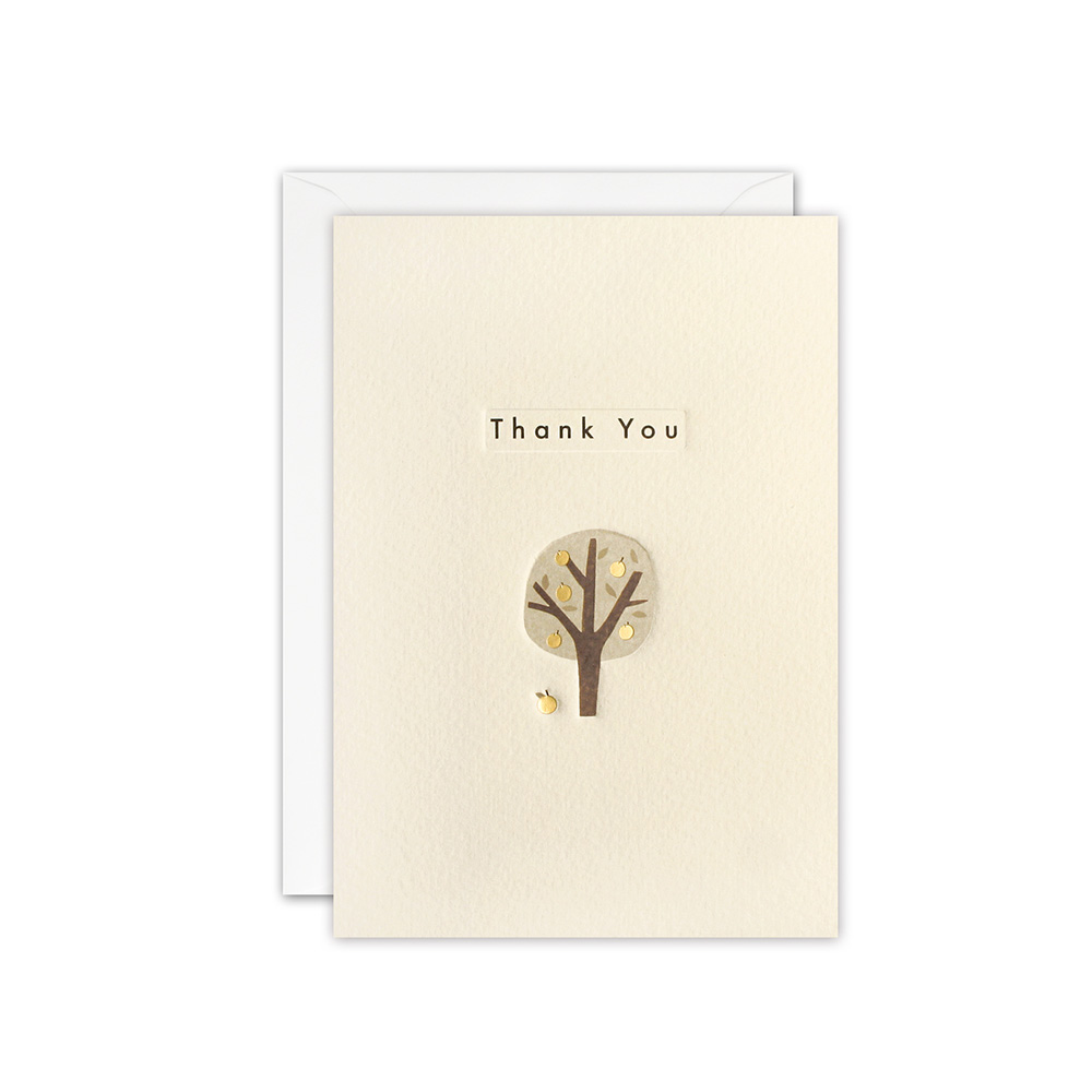 thank you tree ingot card