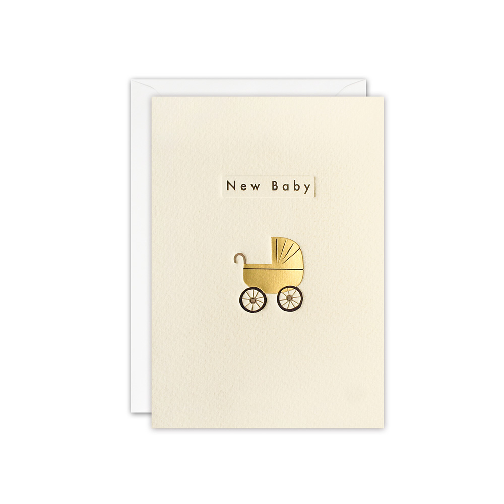 new baby pram ingot card