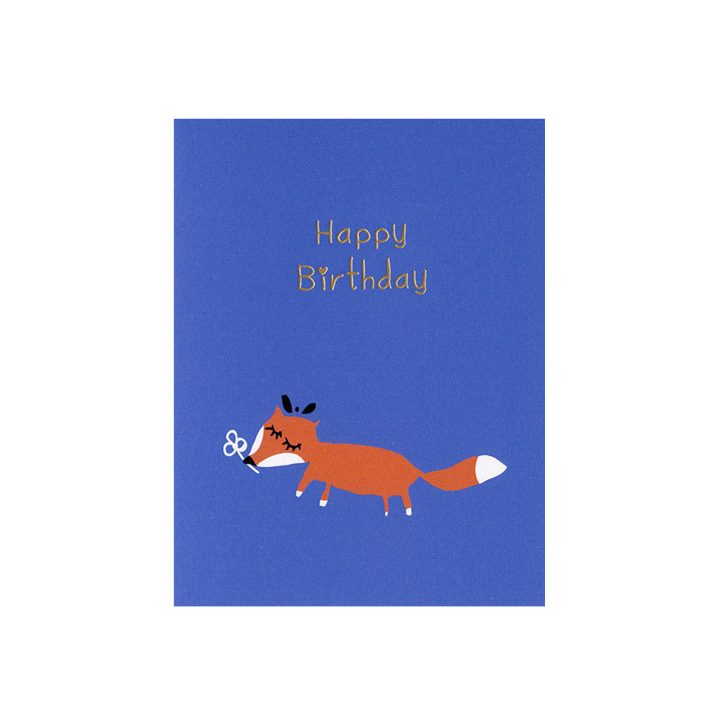 M Card_Fox Birthday