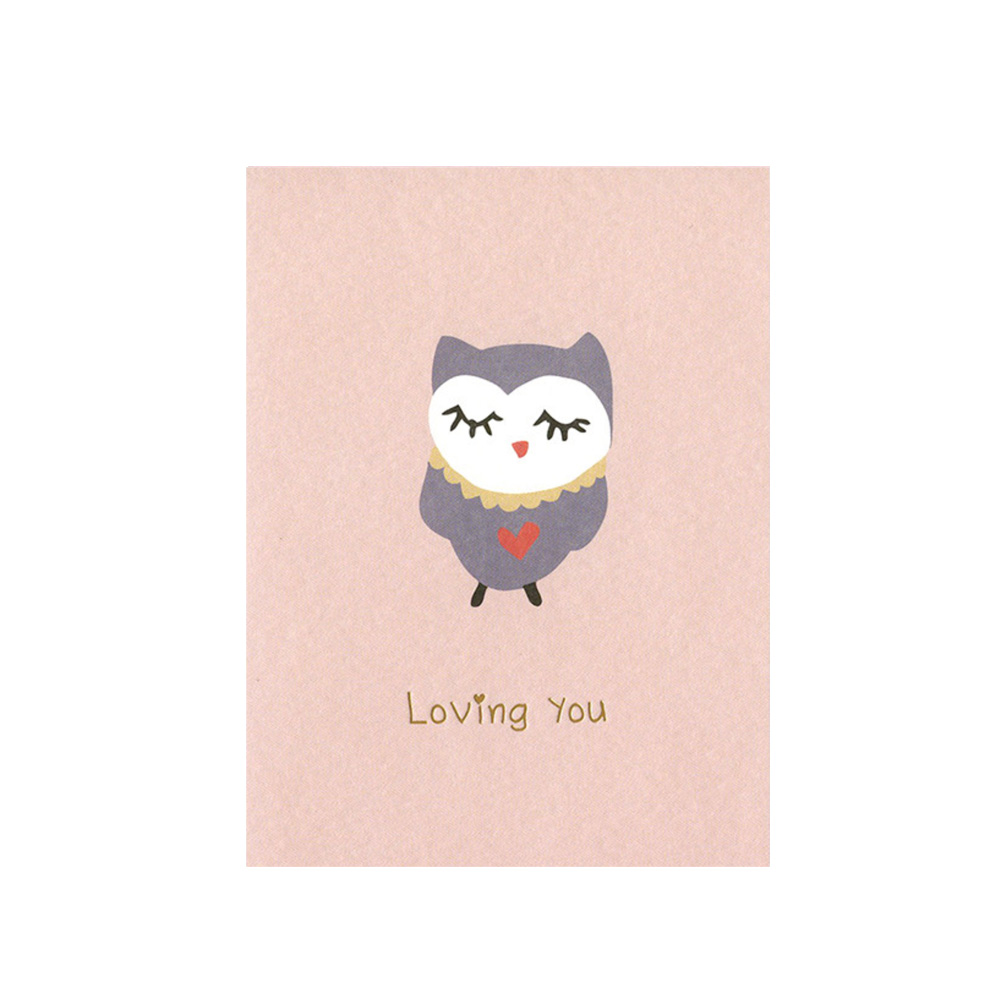 M Card_Owl Loving you