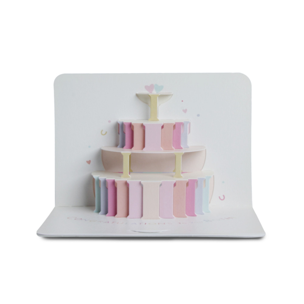 POP UP CARD_WEDDING CAKE