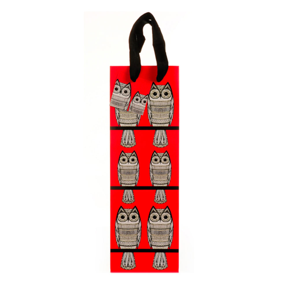 Gift Bag_Bottle Owls