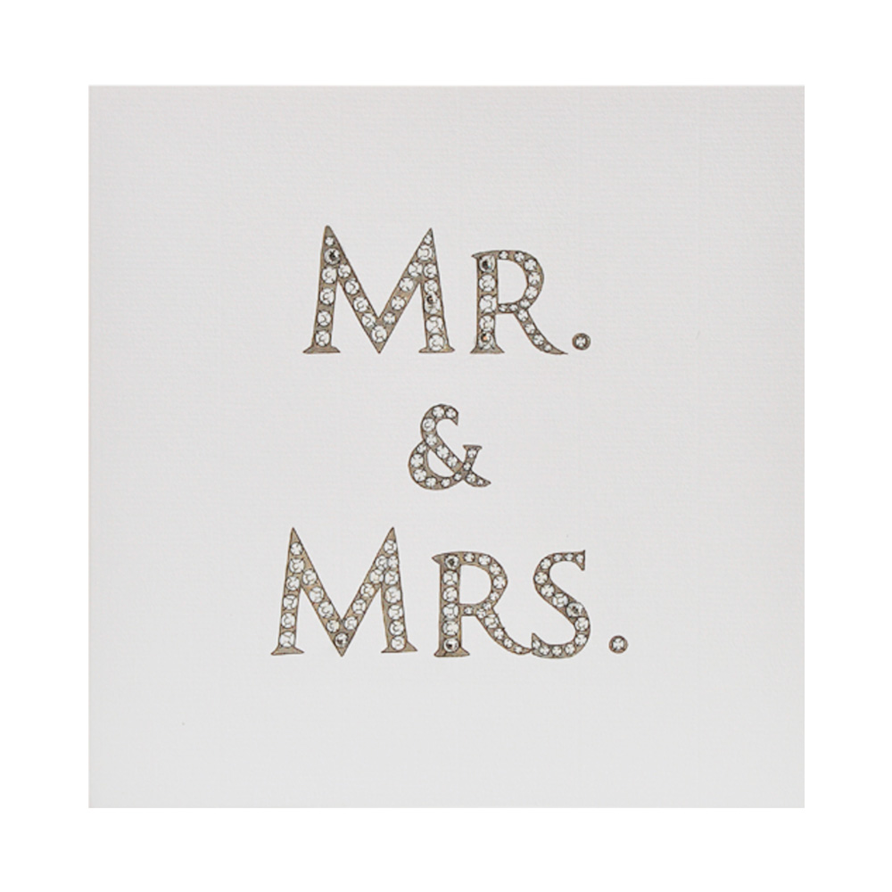 Crystal Card_Bejewelled Mr. and Mrs.