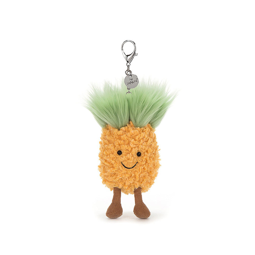 amuseable pineapple bag charm