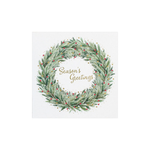 X-MAS _Season&#039;s greetings wreath