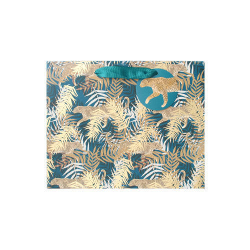 landscape gift bag_leopard &amp; palms
