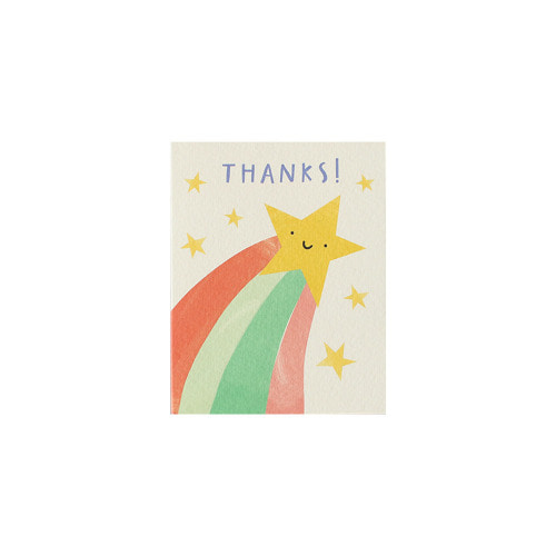 Thank you Shooting star mini card