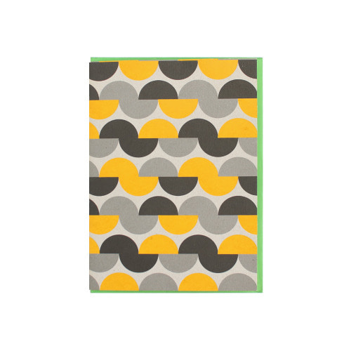 1584 Grafika Card-yellow/grey semi
