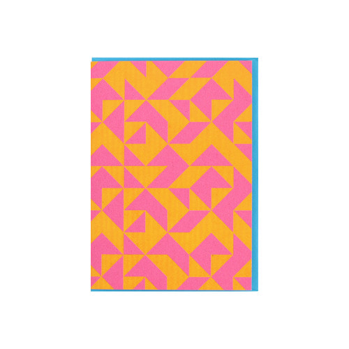 1581 Grafika-pink/yellow aztec