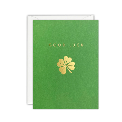 good luck clover minnows card