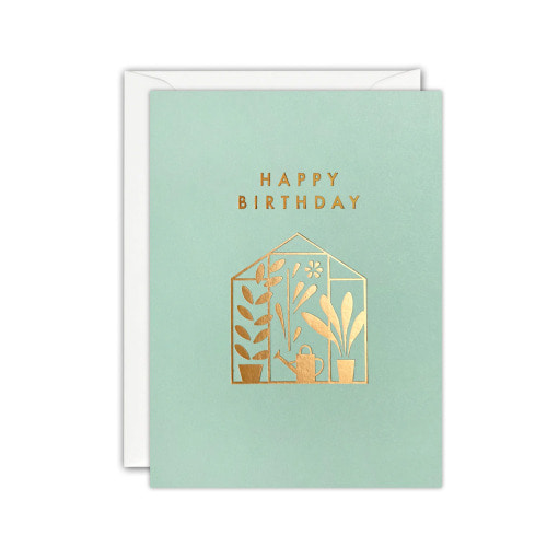birthday greenhouse minnows card