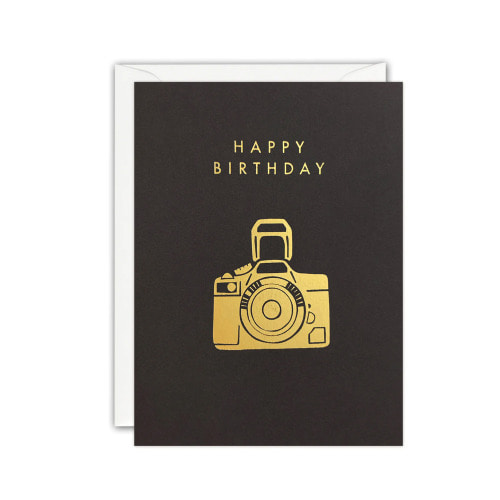 birthday camera minnows card