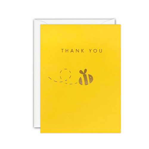 thank you bee minnows card